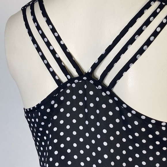 NWT Papermoon Pokadot Multi Strap Blouse Sz Sm - Picture 4 of 5